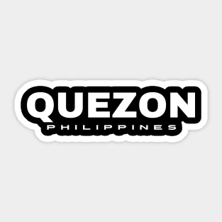 Quezon Philippines Sticker